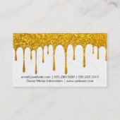 Bijen | Honingraat | Honingdruppel Visitekaartje (Achterkant)