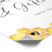 Bijen Honingraat Vrijgezellenfeest Kaarten & Gesch Poster (Hoek)