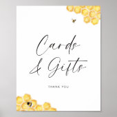 Bijen Honingraat Vrijgezellenfeest Kaarten & Gesch Poster (Voorkant)