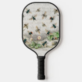 Bijen Honingwerker Koningin Natuur Antiek Bijen Pickleball Paddle (Voorkant)