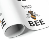 Bijen houden ervan om bij te werken cadeaupapier (Rol Hoek)