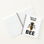 Bijen houden ervan om bij te werken notitieboek (Binnen)