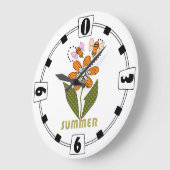 Bijen houden van de zomer en ik ook grote klok (Hoek)