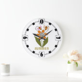 Bijen houden van de zomer en ik ook grote klok (Huis)