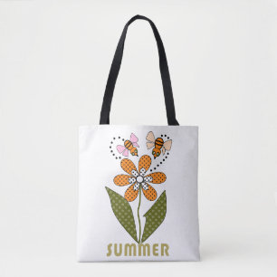 Bijen houden van de zomer en ik ook tote bag