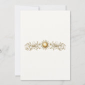  bijen huwelijksuitnodiging Honing Kalligrafie Kaart (Achterkant)