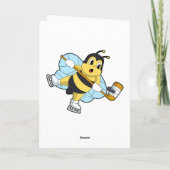 Bijen IJshockey IJshockeystick Kaart (Achterkant)