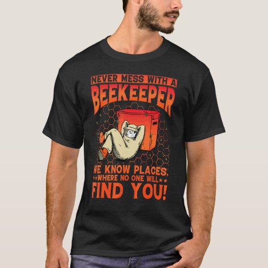 Bijen Imker  Gezegde 1 T-shirt (Voorkant)