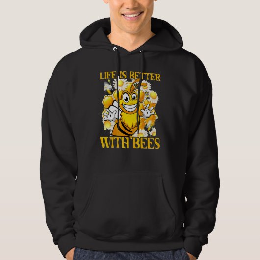 Bijen Imker  Gezegde 42 Hoodie (Voorkant)