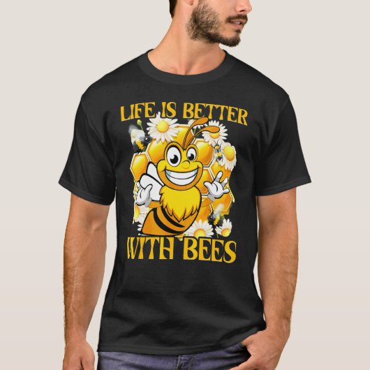 Bijen Imker Gezegde 42 T-shirt (Voorkant)
