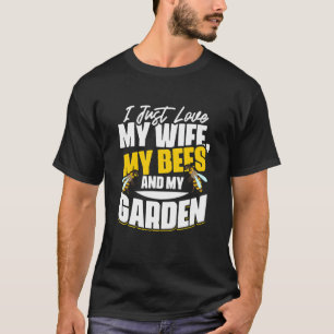 Bijen Imker Hexagonaal Tuin T-shirt