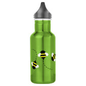 Bijen imker waterfles met naam waterfles  (Links)