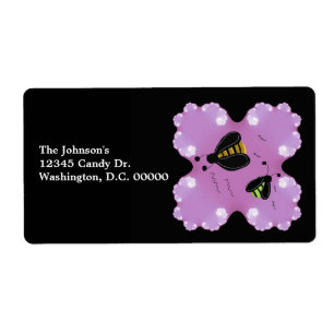 Bijen in de bloemen etiket