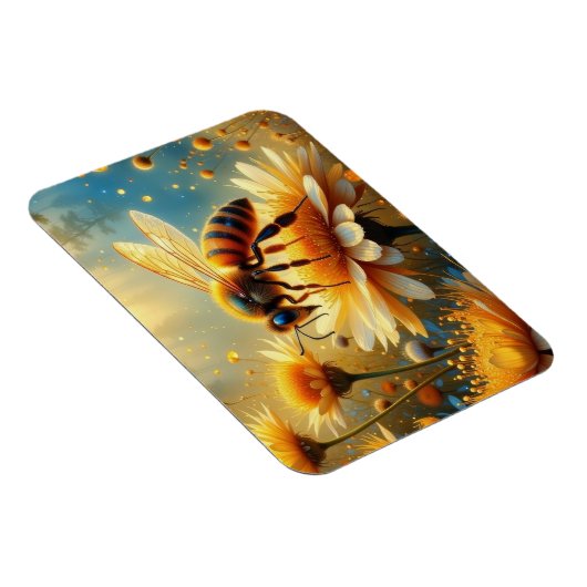 Bijen in de bloementuin magneet (Rechterzijde)