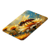 Bijen in de bloementuin magneet (Linkerzijde)