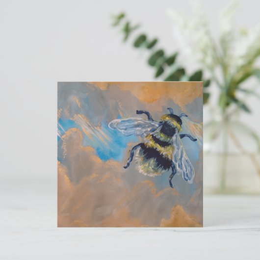 Bijen in de lucht (Staand voorkant)