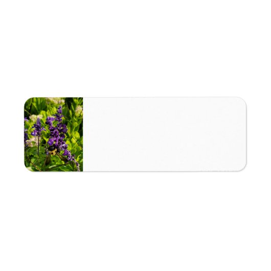 Bijen in de tuin etiket (Voorkant)