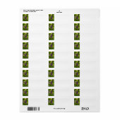 Bijen in de tuin etiket (Full Sheet)