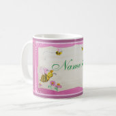 Bijen in de tuin Mok (Voorkant links)