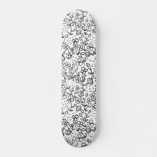 Bijen in de tuin persoonlijk skateboard (Voorkant)