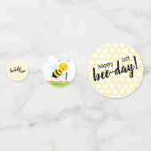 Bijen in de Tulip-tuin Confetti (Achterkanten)