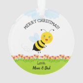 Bijen in de Tulip-tuin Ornament (achterkant)