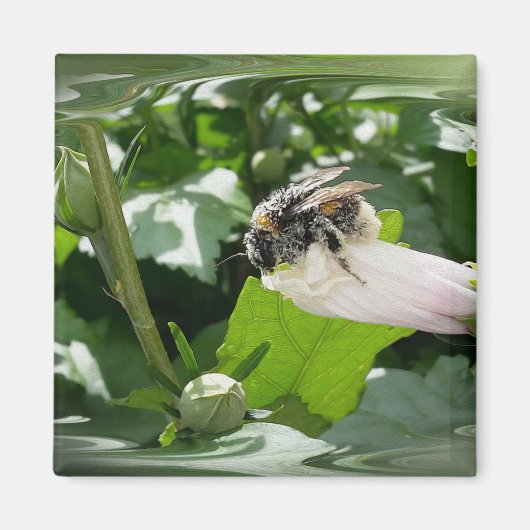 Bijen in de zomer magneet (Voorkant)