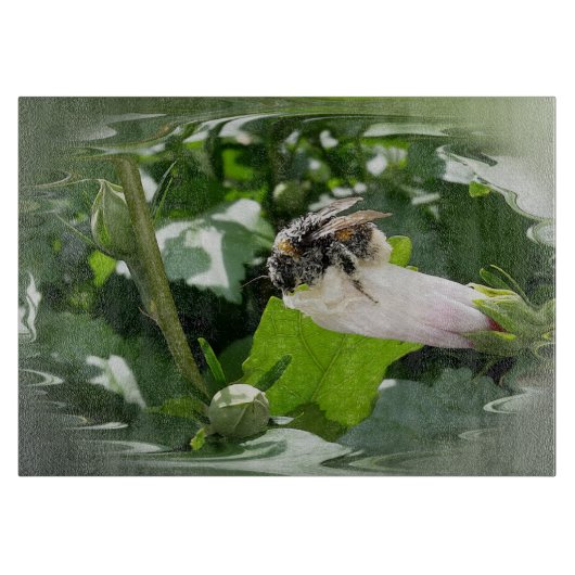 Bijen in de zomer snijplank (Voorkant)