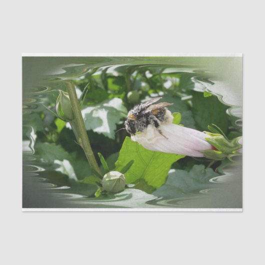 Bijen in de zomer tissuepapier (Voorkant)