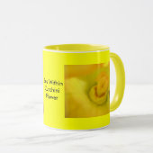 Bijen in de Zucchini-bloem Mok (Voorkant rechts)