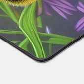 Bijen in een bloem bureaumat (Hoek)