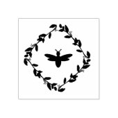 Bijen in een Trellis Rubber Stamp Rubberstempel (Afrduk)