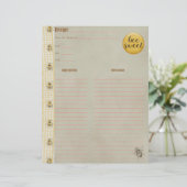 Bijen in een witboek (Staand voorkant)