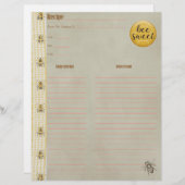 Bijen in een witboek (Voorkant / Achterkant)