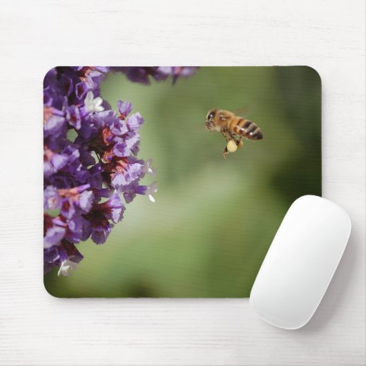 Bijen in Flight Mousepad Muismat (Met muis)