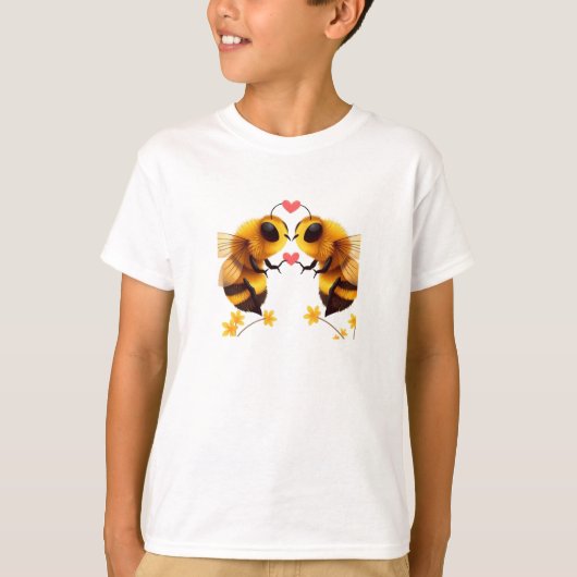 BIJEN IN LIEFDE-Kinder Basic T-Shirt (Voorkant)