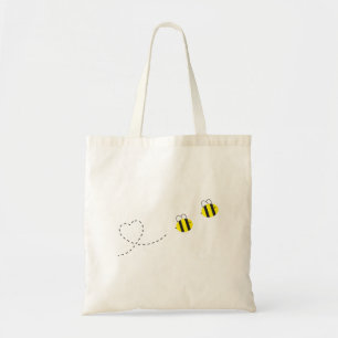 Bijen in liefde tote bag