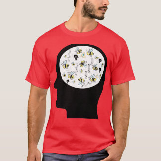 Bijen in mijn brein ADHD vergroot de neurodiversit T-shirt