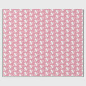 Bijen in roze cadeaupapier (Vlak)