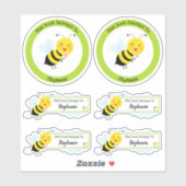 Bijen in Tulip Garden Dit boek behoort tot Sticker (Vel)