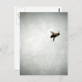 bijen in vlucht briefkaart (Voorkant / Achterkant)