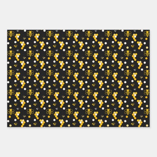 Bijen Inpakpapier Vel (Voorkant 2)