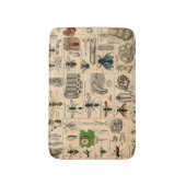 Bijen Insect Bug Wasp Natuurlijke Geschiedenis Badmat (Voorkant Verticaal)