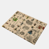 Bijen Insect Bug Wasp Natuurlijke Geschiedenis Deurmat (Schuin)