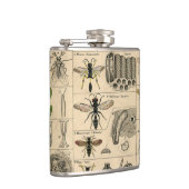 Bijen Insect Bug Wasp Natuurlijke Geschiedenis Heupfles (Rechts)