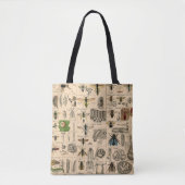 Bijen Insect Bug Wasp Natuurlijke Geschiedenis Tote Bag (Voorkant)