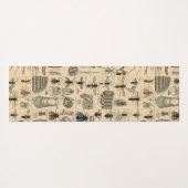 Bijen Insect Bug Wasp Natuurlijke Geschiedenis Yogamat (Achterkant (horizontaal))