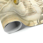 Bijen Insecten Rose Boeket Cadeaupapier (Rol Hoek)