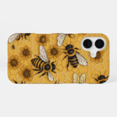 Bijen iPhone 16 Hoesje (Achterkant horizontaal)