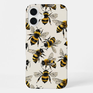 Bijen iPhone 16 Plus Hoesje